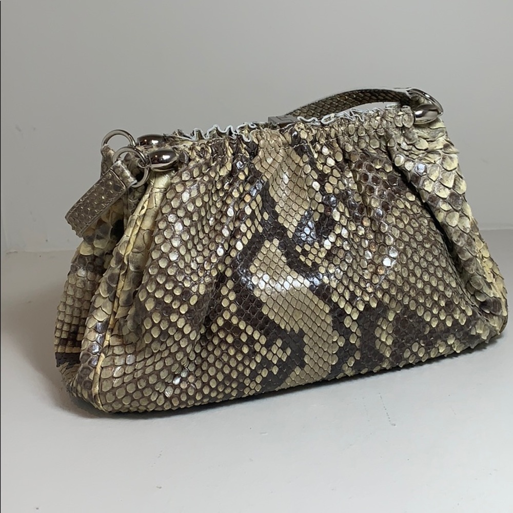 Lambertson Truex Python Handbag - image 1